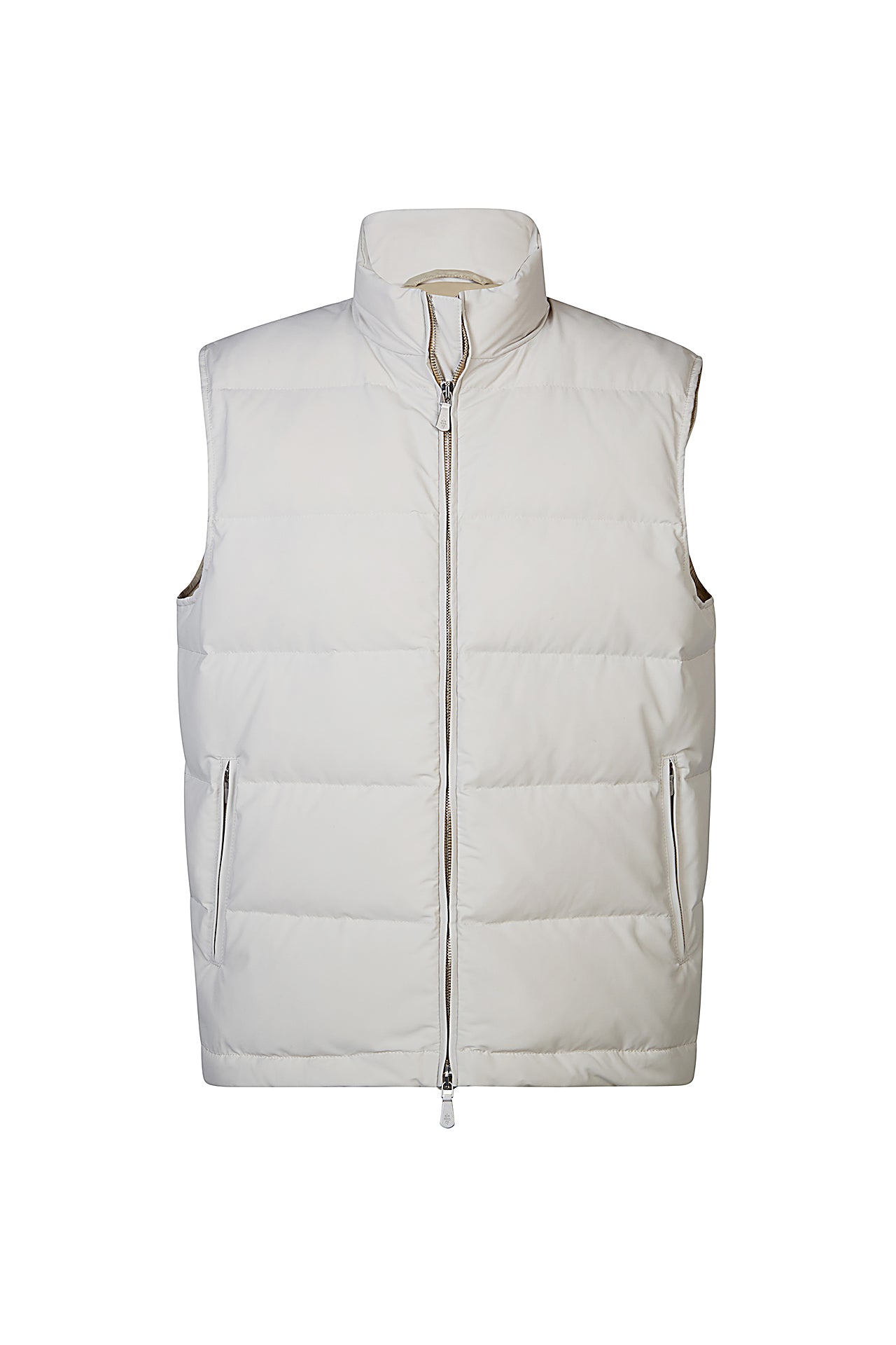 ZIP COLLAR KNIT VEST ホワイト CLANE（クラネ）の「ZIP COLLAR KNIT VEST（ベスト）」 - WEAR