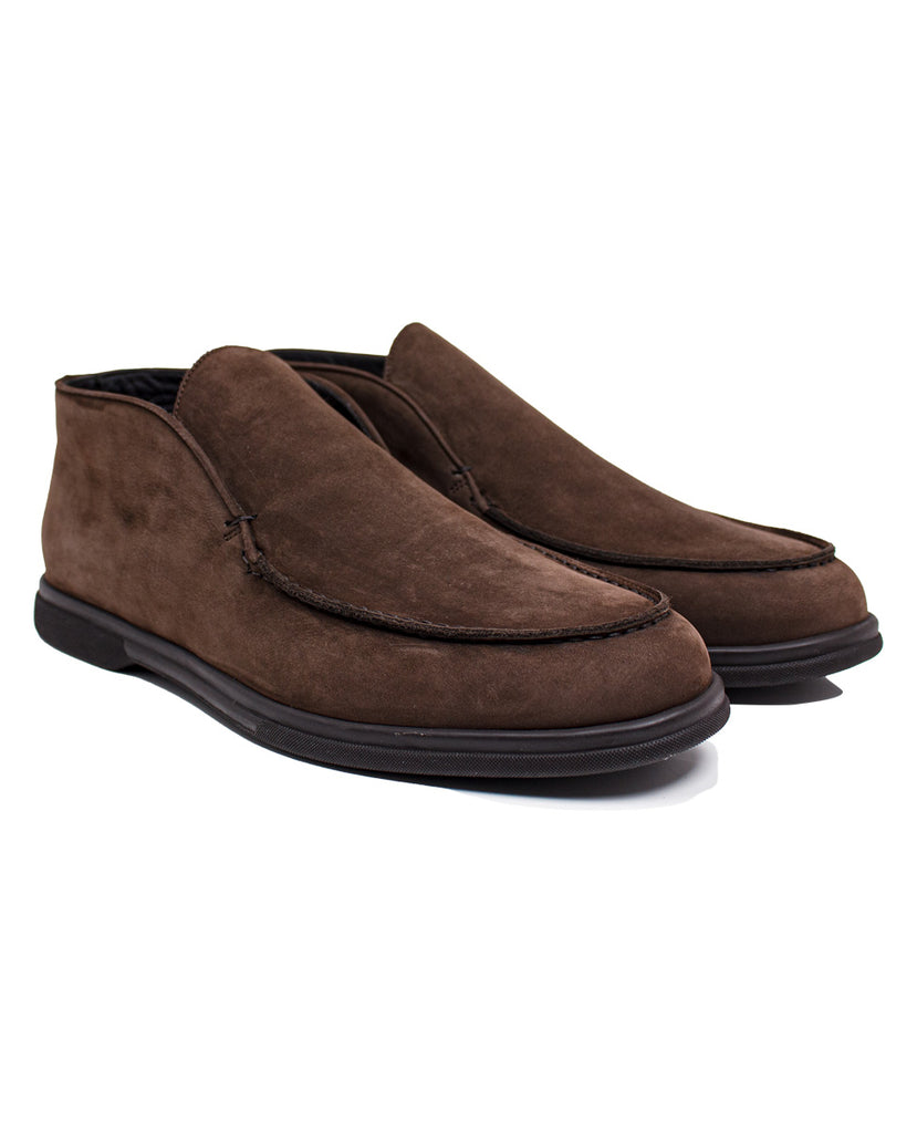 CORNELIANI SHOES | DARK BROWN DESERT BOOTS